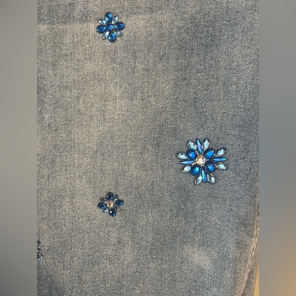 Rafaella Weekend Sequined Slimming Comfort Waist  Jean Bermuda Shorts 18W NWT - Picture 6 of 13